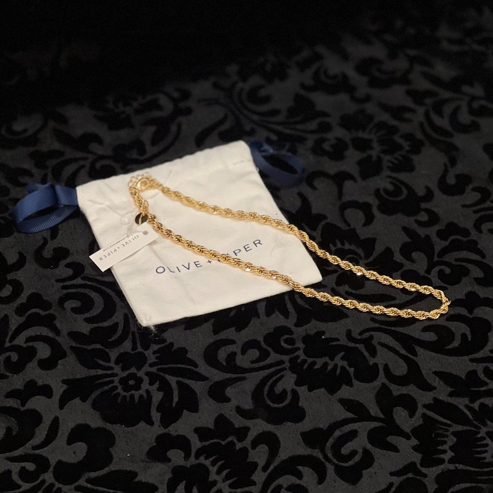 Olive & Piper Muse 18K gold plated 5mm Necklace *New